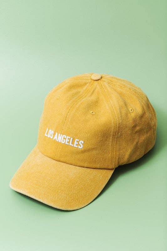 LOS ANGELES NEW YORK BASEBALL CAP HAT | 90HW101: LA BLACK