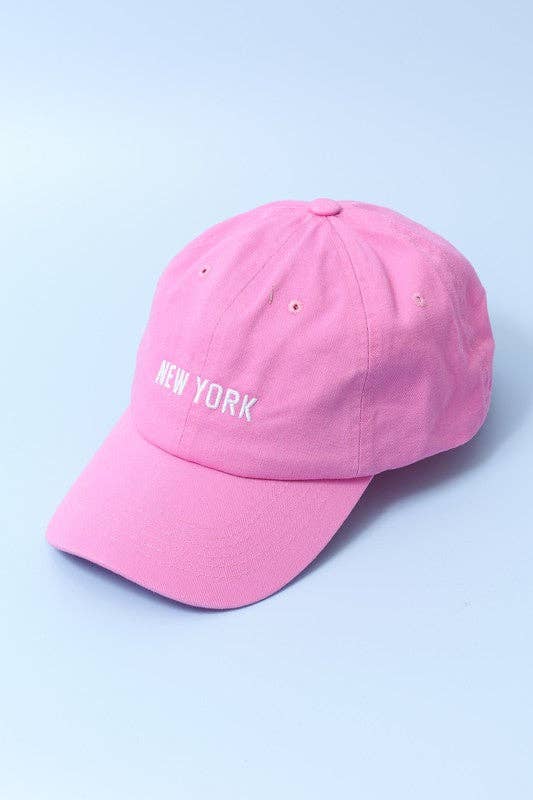 LOS ANGELES NEW YORK BASEBALL CAP HAT | 90HW101: LA BLACK