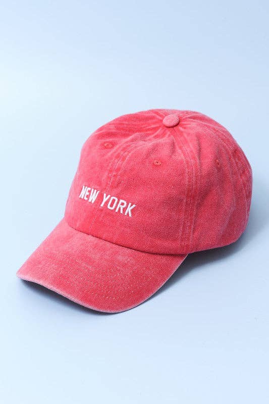 LOS ANGELES NEW YORK BASEBALL CAP HAT | 90HW101: LA BLACK
