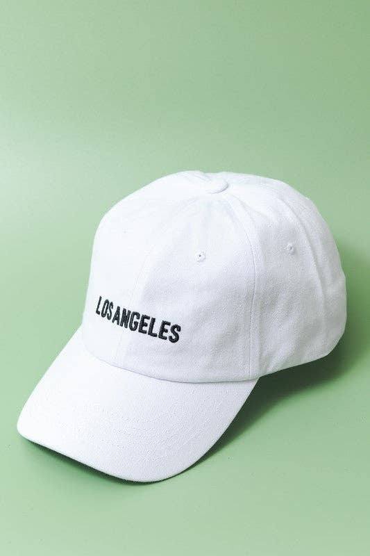 LOS ANGELES NEW YORK BASEBALL CAP HAT | 90HW101: LA BLACK